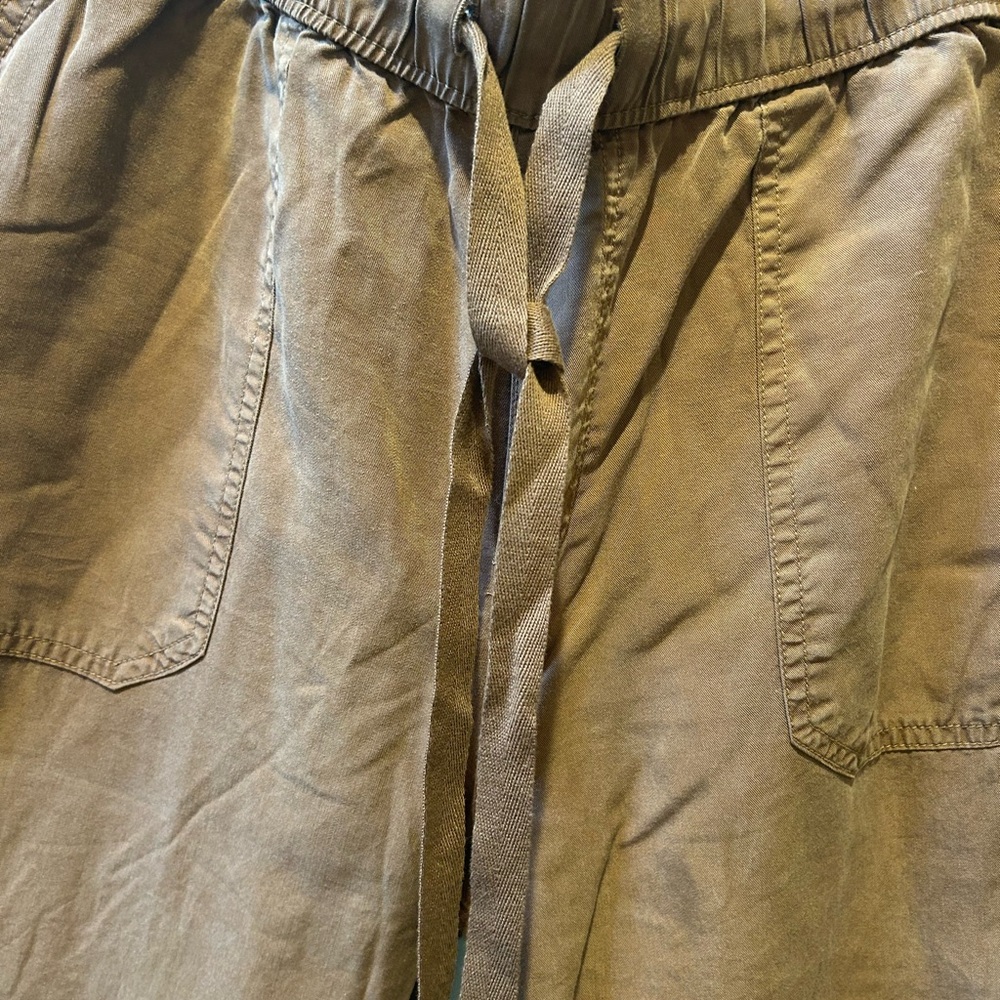 Brown jogger style pants